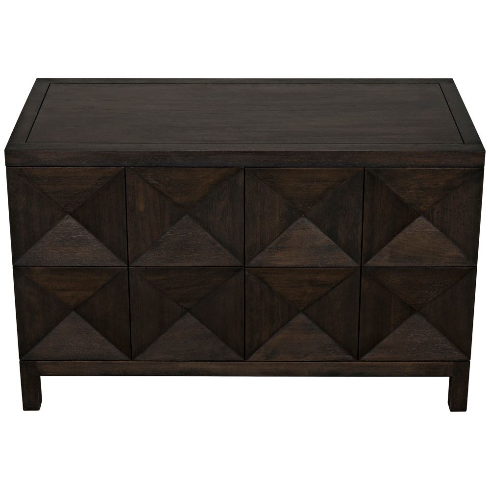 Quadrant 2 Door Sideboard, Ebony Walnut by NOIR