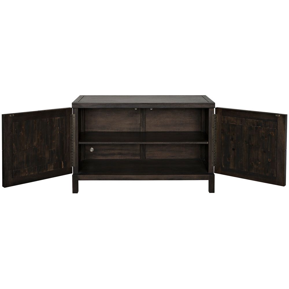 Quadrant 2 Door Sideboard, Ebony Walnut by NOIR