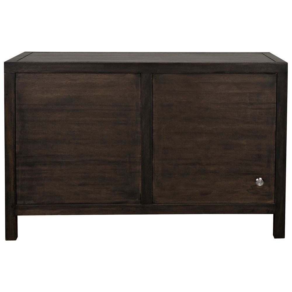 Quadrant 2 Door Sideboard, Ebony Walnut by NOIR