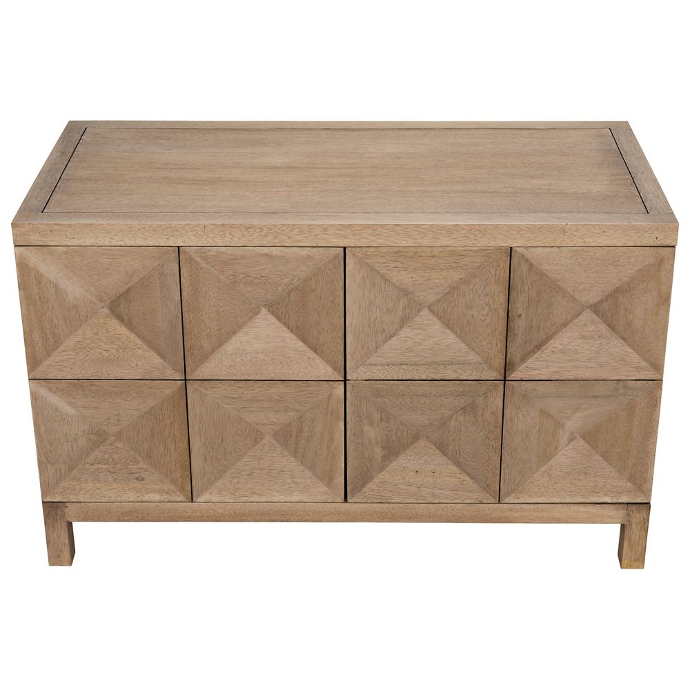 Quadrant 2 Door Sideboard, Washed Walnut by NOIR