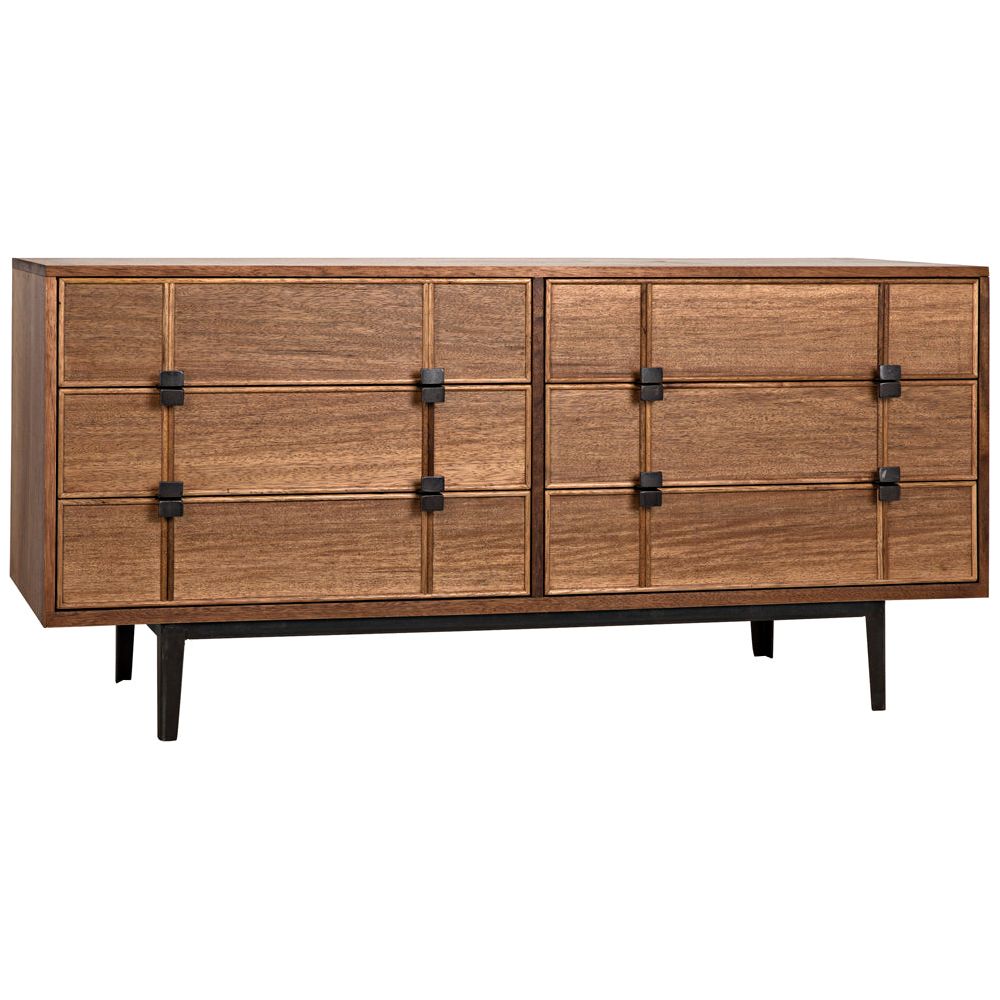Bourgeois Sideboard, Walnut and Iron by NOIR
