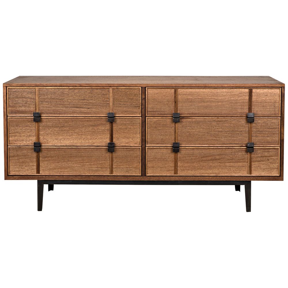 Bourgeois Sideboard, Walnut and Iron by NOIR