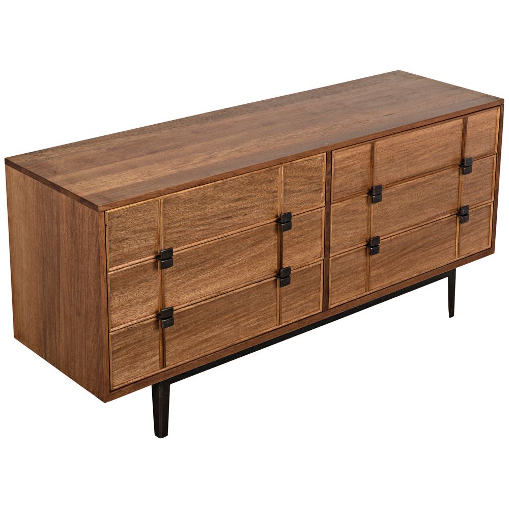 Bourgeois Sideboard, Walnut and Iron by NOIR