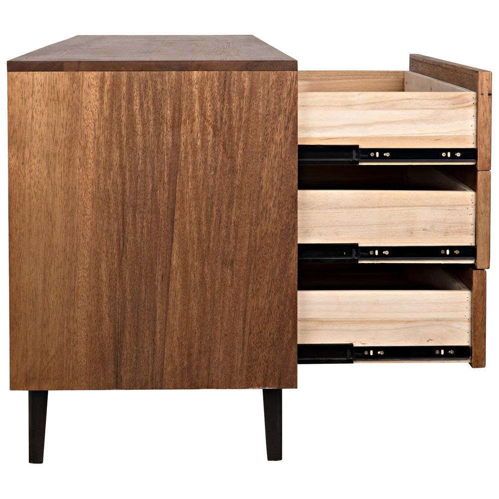 Bourgeois Sideboard, Walnut and Iron by NOIR