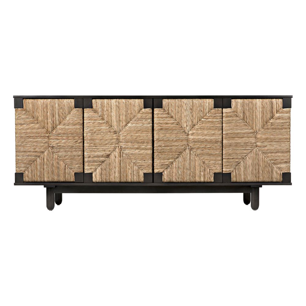 Brook 4 Door Sideboard, Pale by NOIR