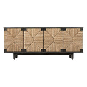 Brook 4 Door Sideboard, Pale by NOIR