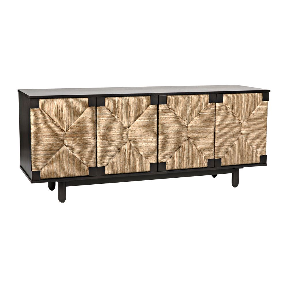 Brook 4 Door Sideboard, Pale by NOIR