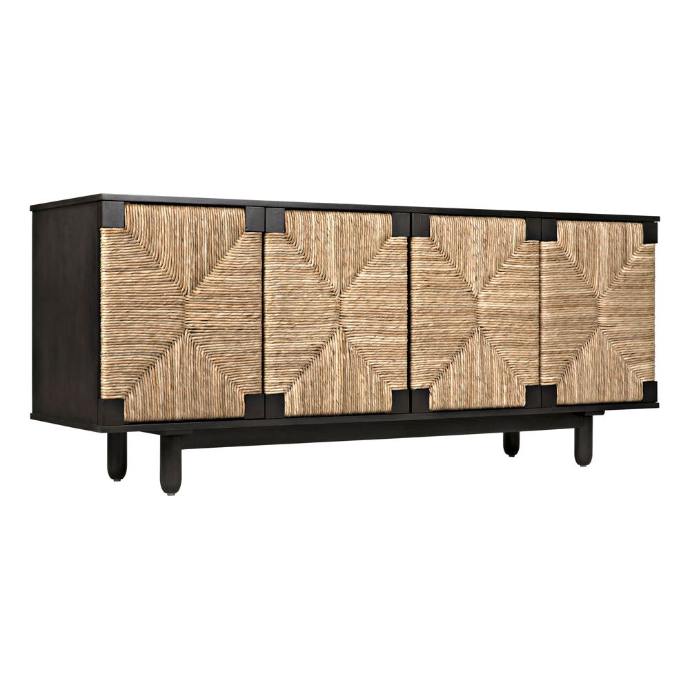 Brook 4 Door Sideboard, Pale by NOIR
