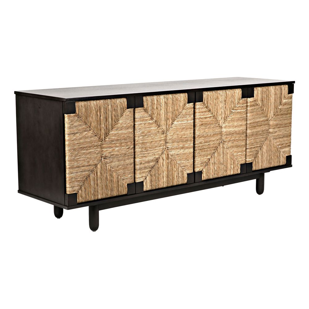 Brook 4 Door Sideboard, Pale by NOIR