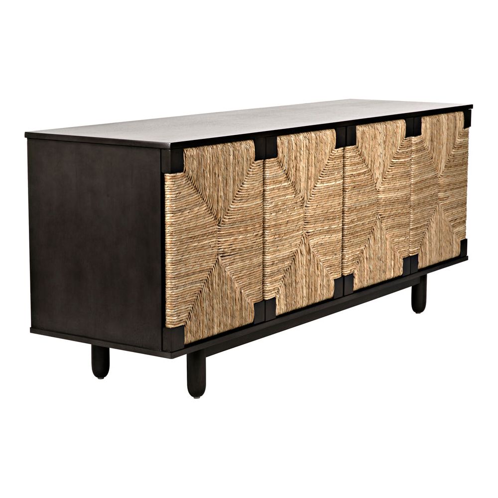 Brook 4 Door Sideboard, Pale by NOIR