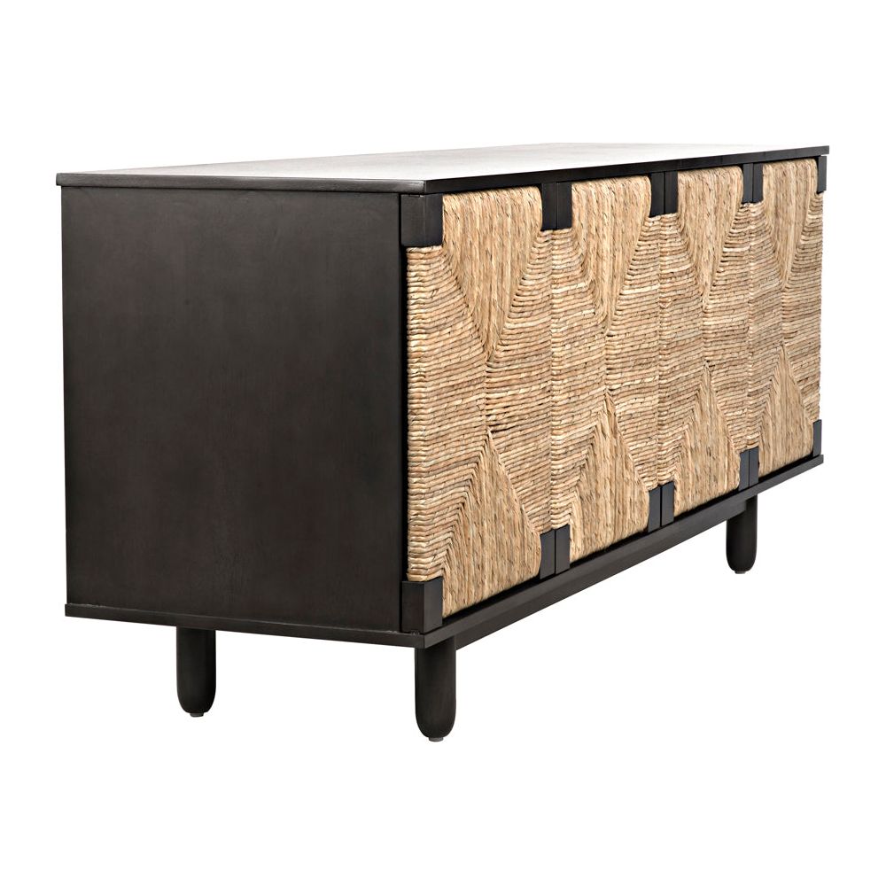 Brook 4 Door Sideboard, Pale by NOIR