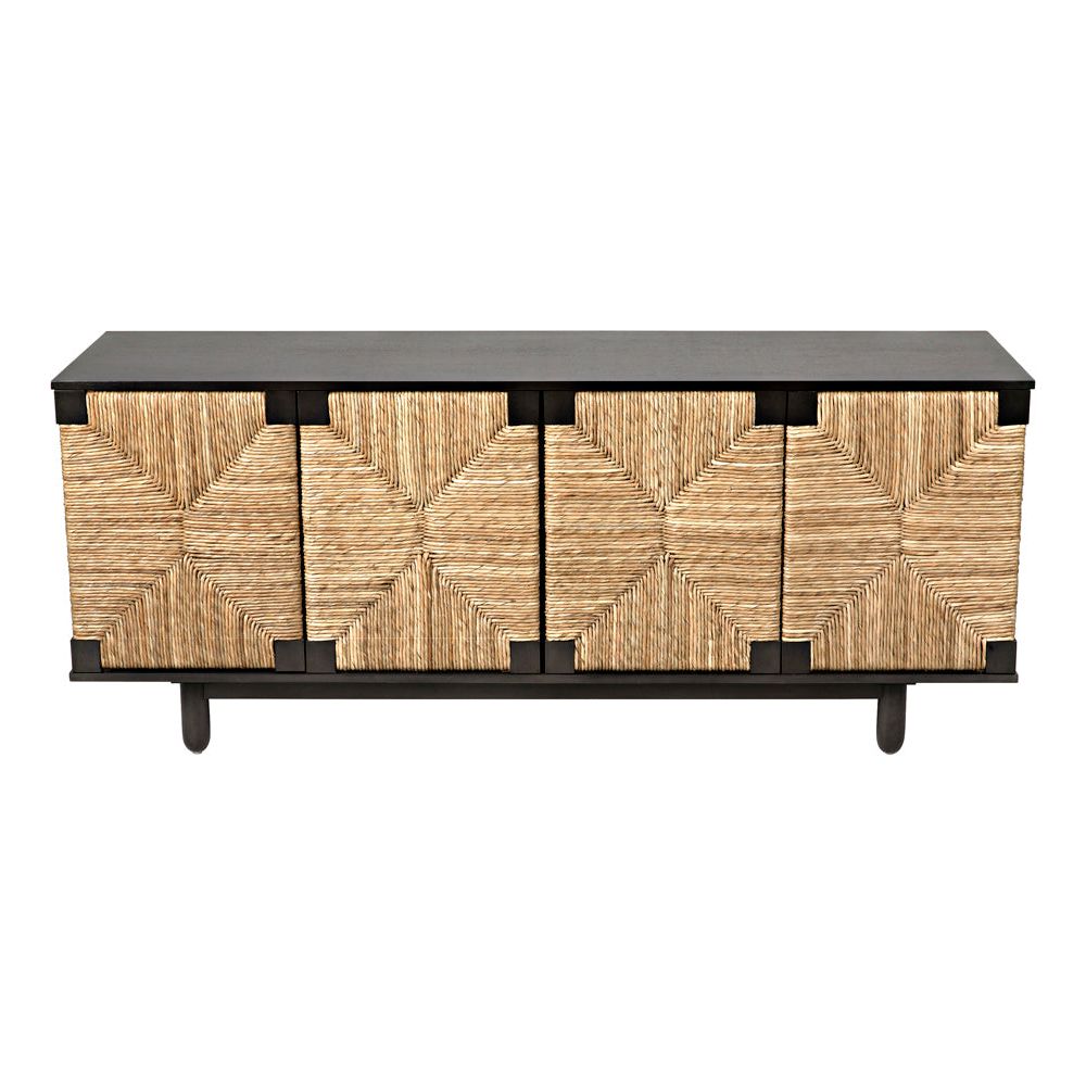 Brook 4 Door Sideboard, Pale by NOIR