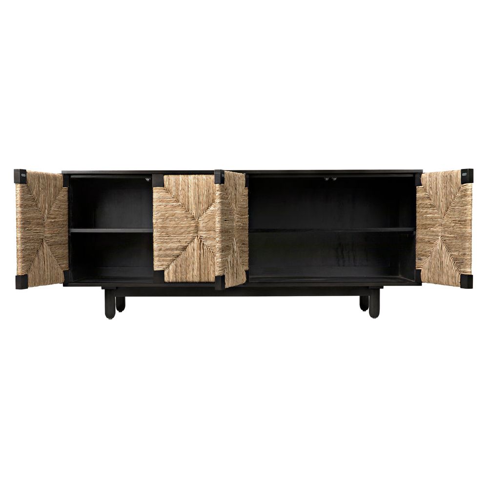 Brook 4 Door Sideboard, Pale by NOIR
