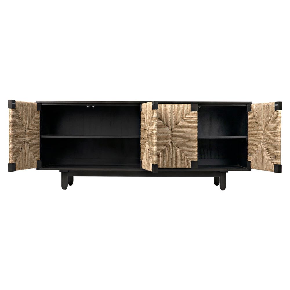 Brook 4 Door Sideboard, Pale by NOIR