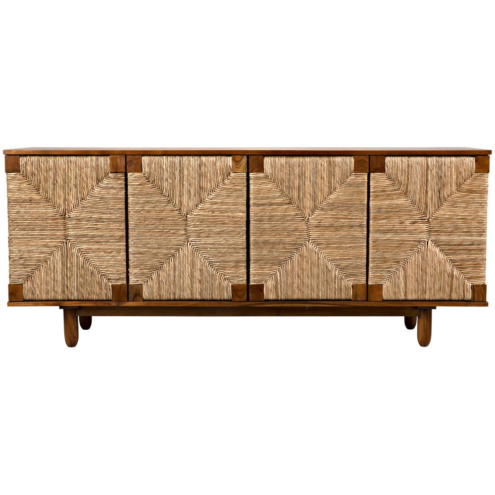 Brook 4 Door Sideboard, Teak by NOIR