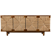 Brook 4 Door Sideboard, Teak by NOIR