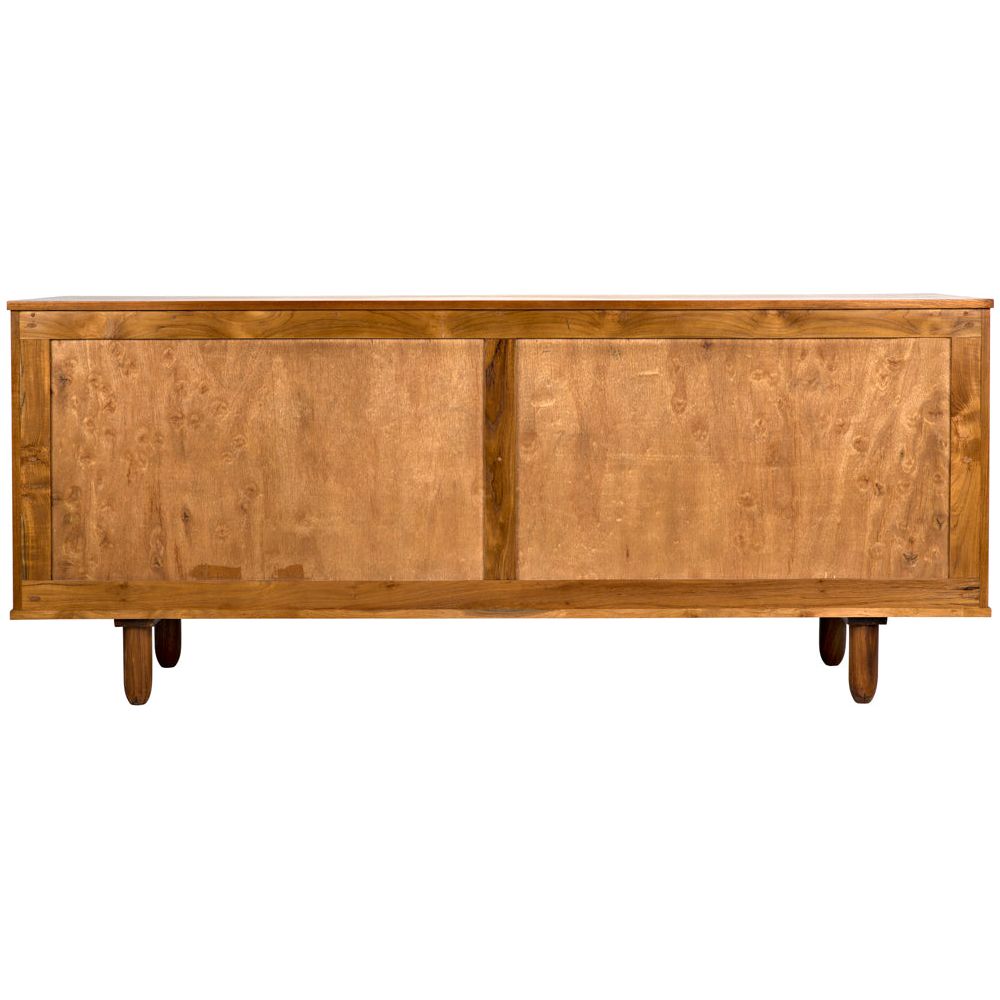 Brook 4 Door Sideboard, Teak by NOIR