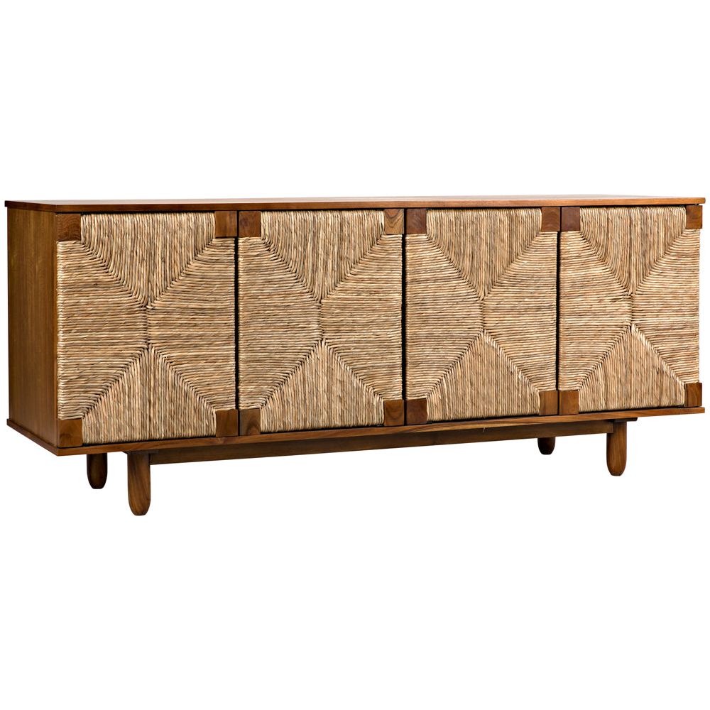 Brook 4 Door Sideboard, Teak by NOIR