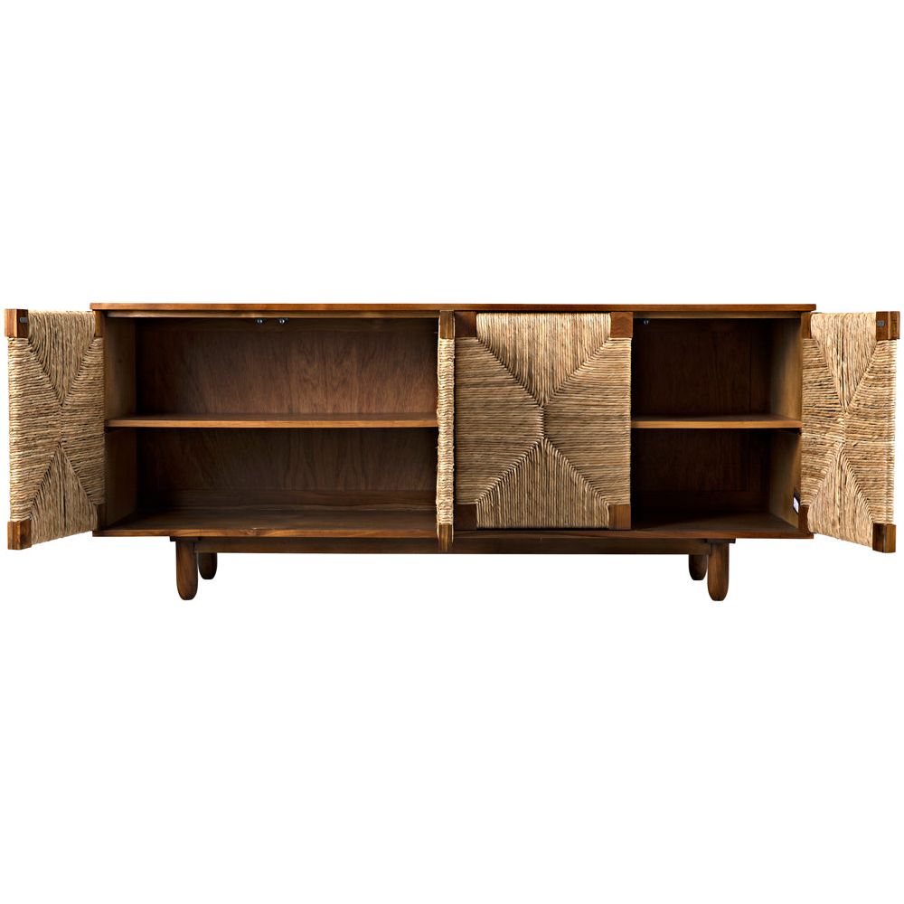 Brook 4 Door Sideboard, Teak by NOIR