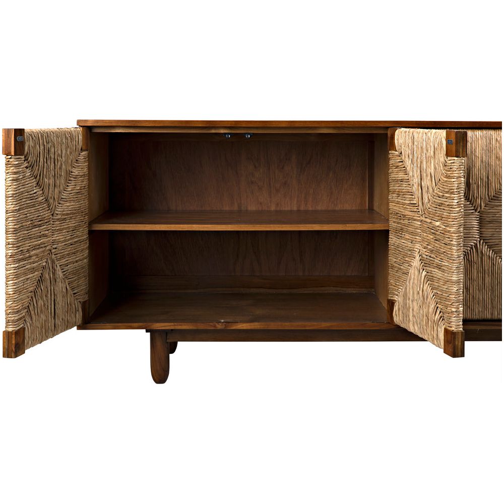 Brook 4 Door Sideboard, Teak by NOIR