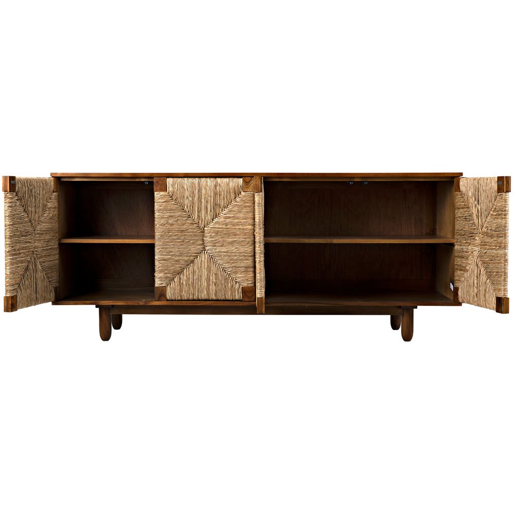 Brook 4 Door Sideboard, Teak by NOIR