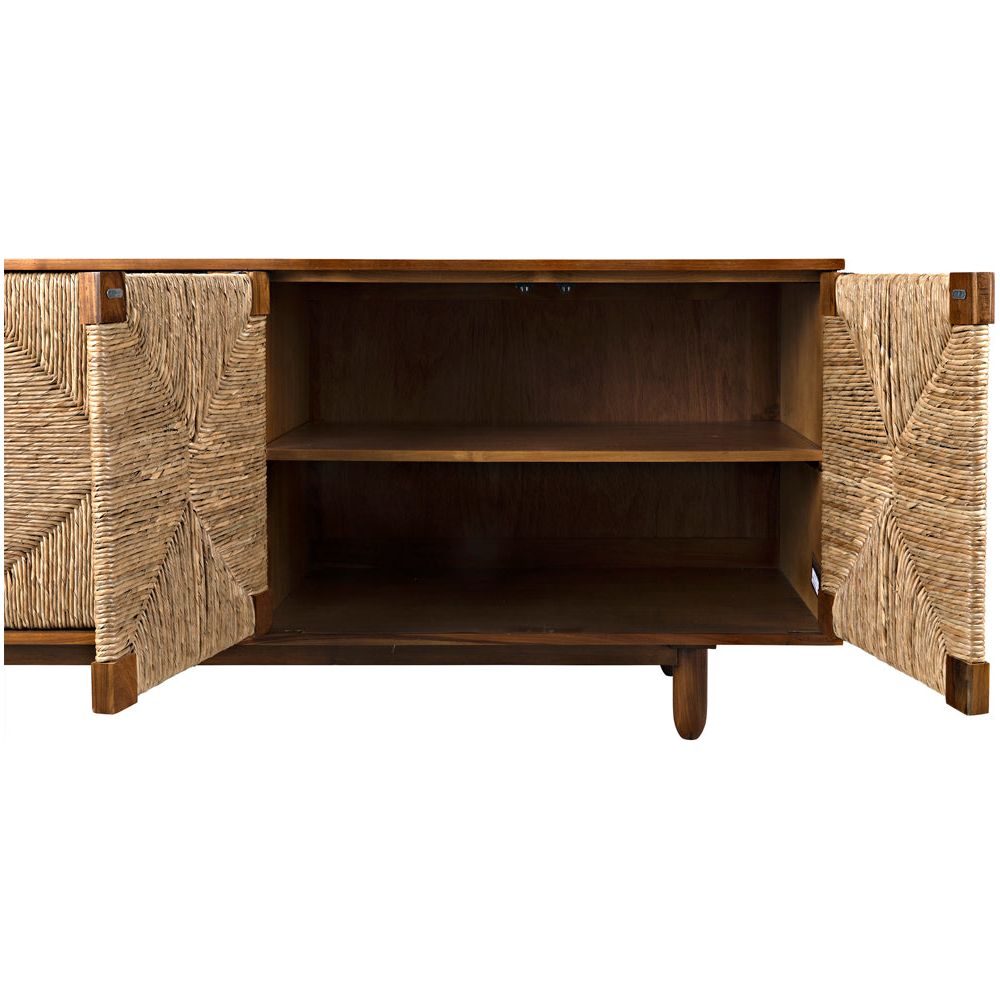 Brook 4 Door Sideboard, Teak by NOIR