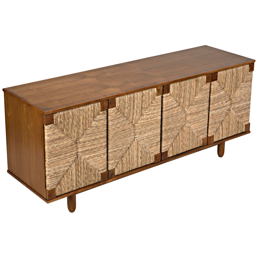 Brook 4 Door Sideboard, Teak by NOIR