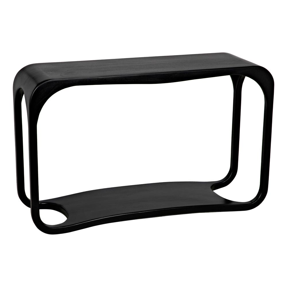 Milena Console, Hand Rubbed Black by NOIR