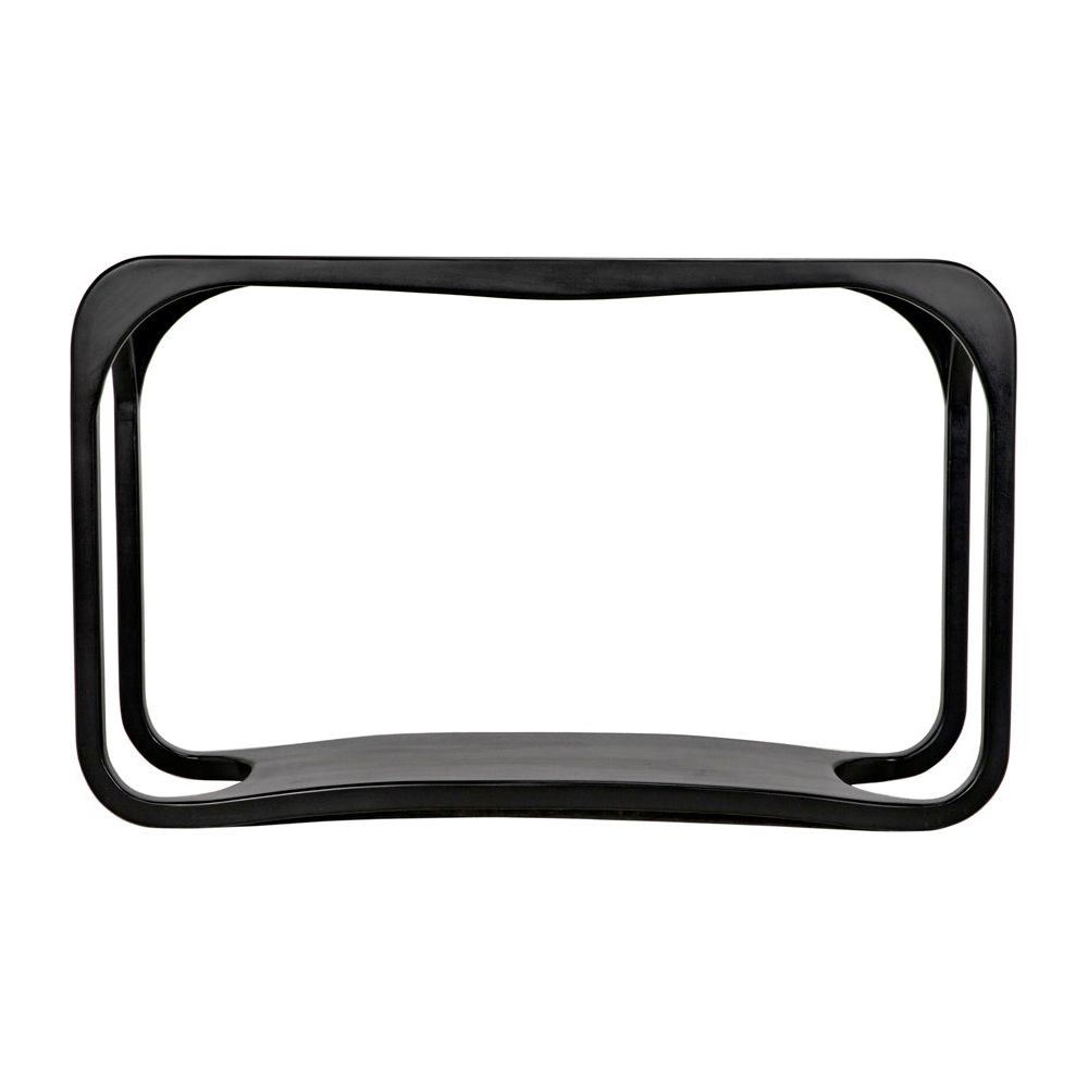 Milena Console, Hand Rubbed Black by NOIR