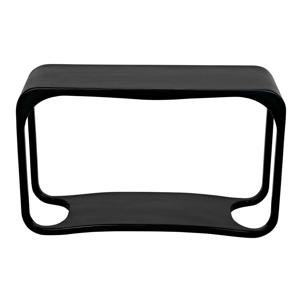 Milena Console, Hand Rubbed Black by NOIR