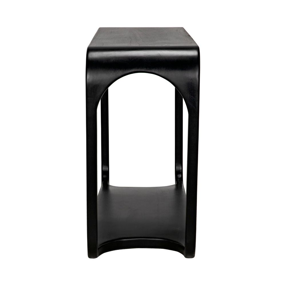 Milena Console, Hand Rubbed Black by NOIR