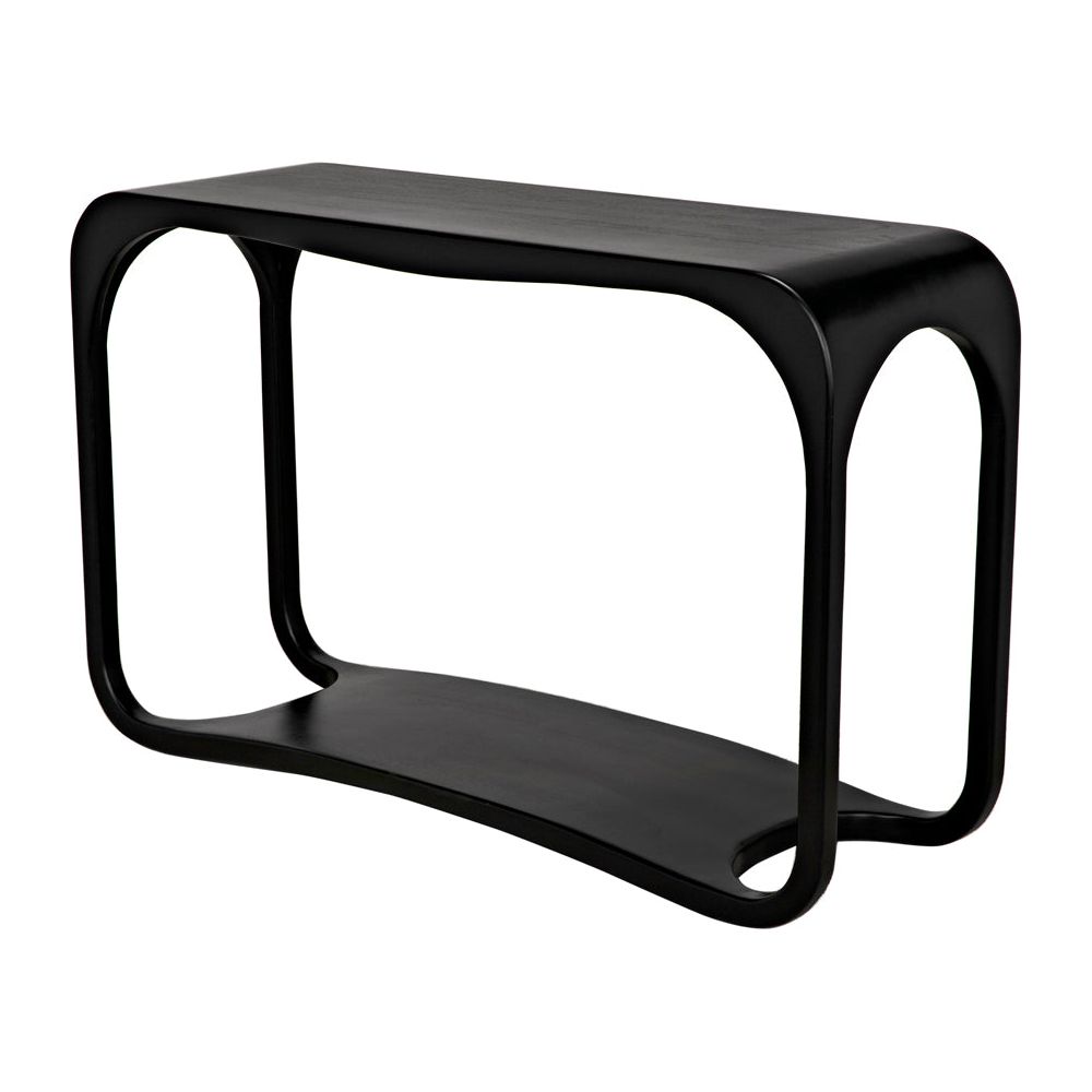 Milena Console, Hand Rubbed Black by NOIR