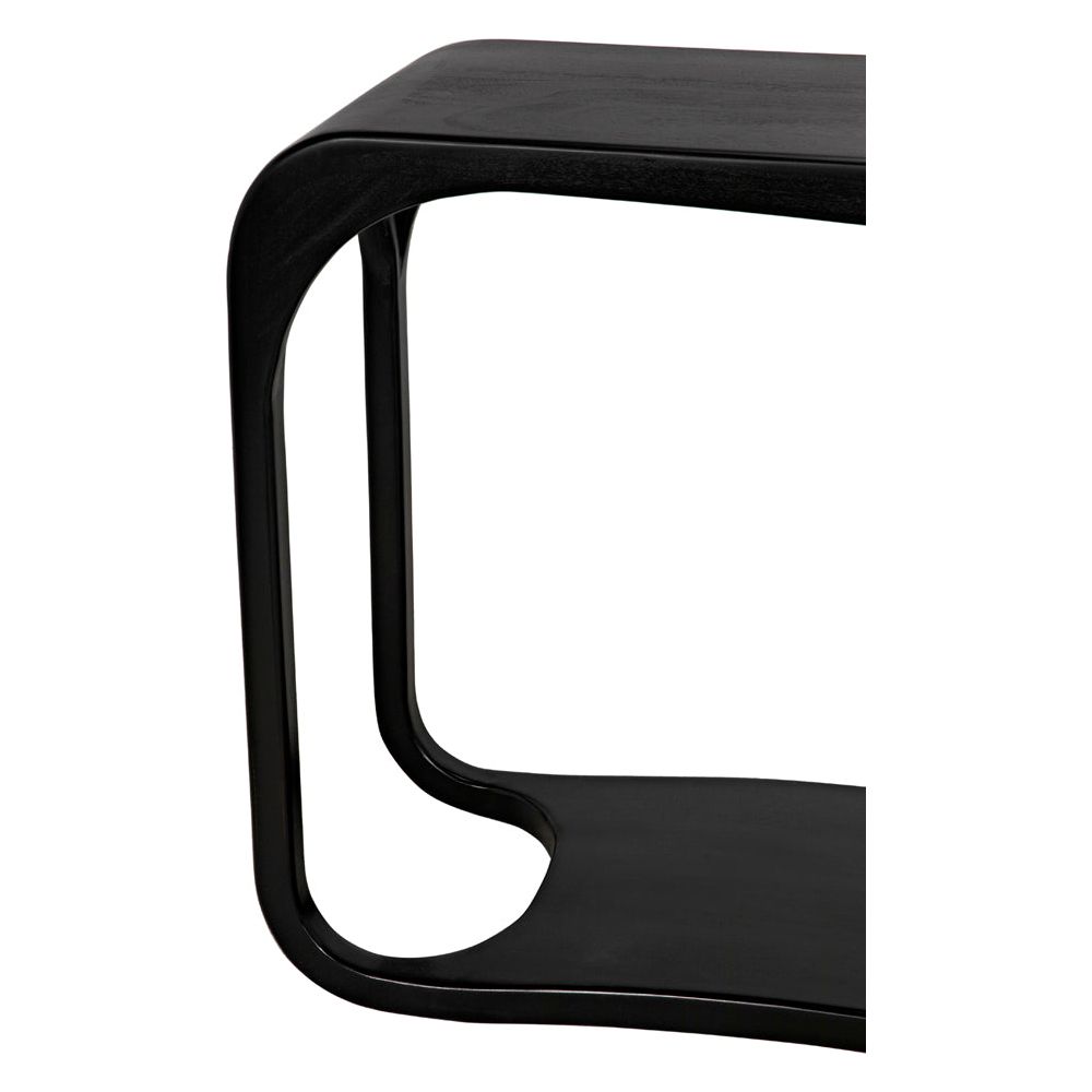 Milena Console, Hand Rubbed Black by NOIR