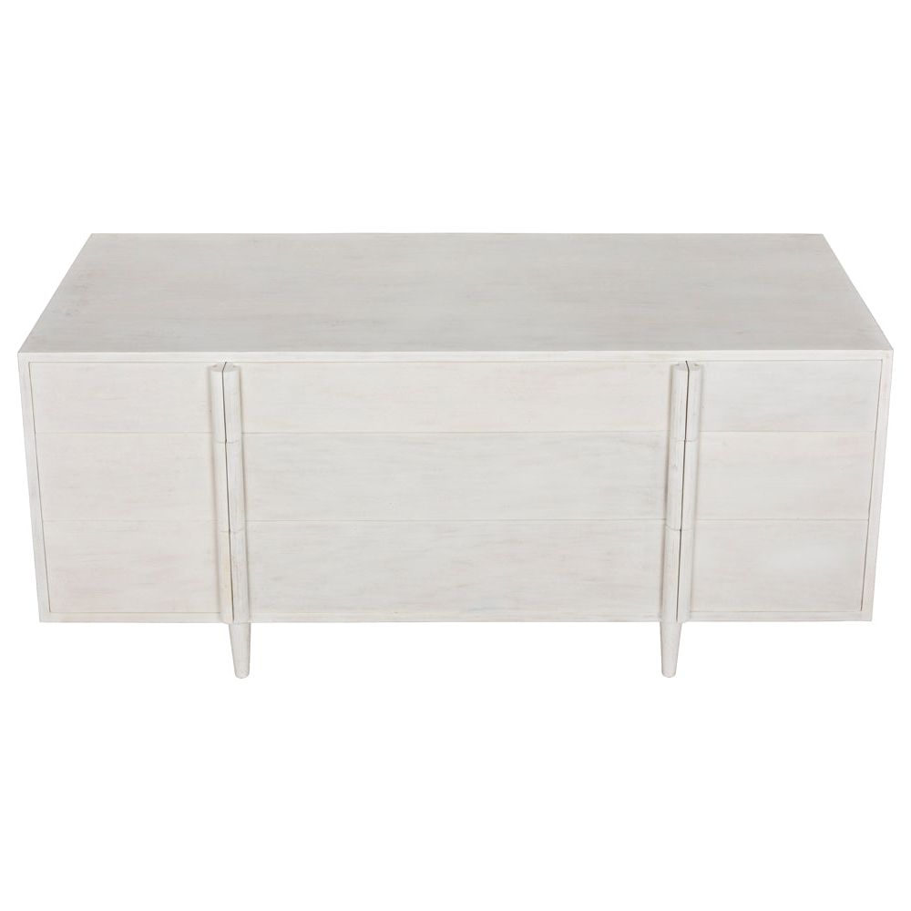Morten 9 Drawer Dresser, White Wash by NOIR