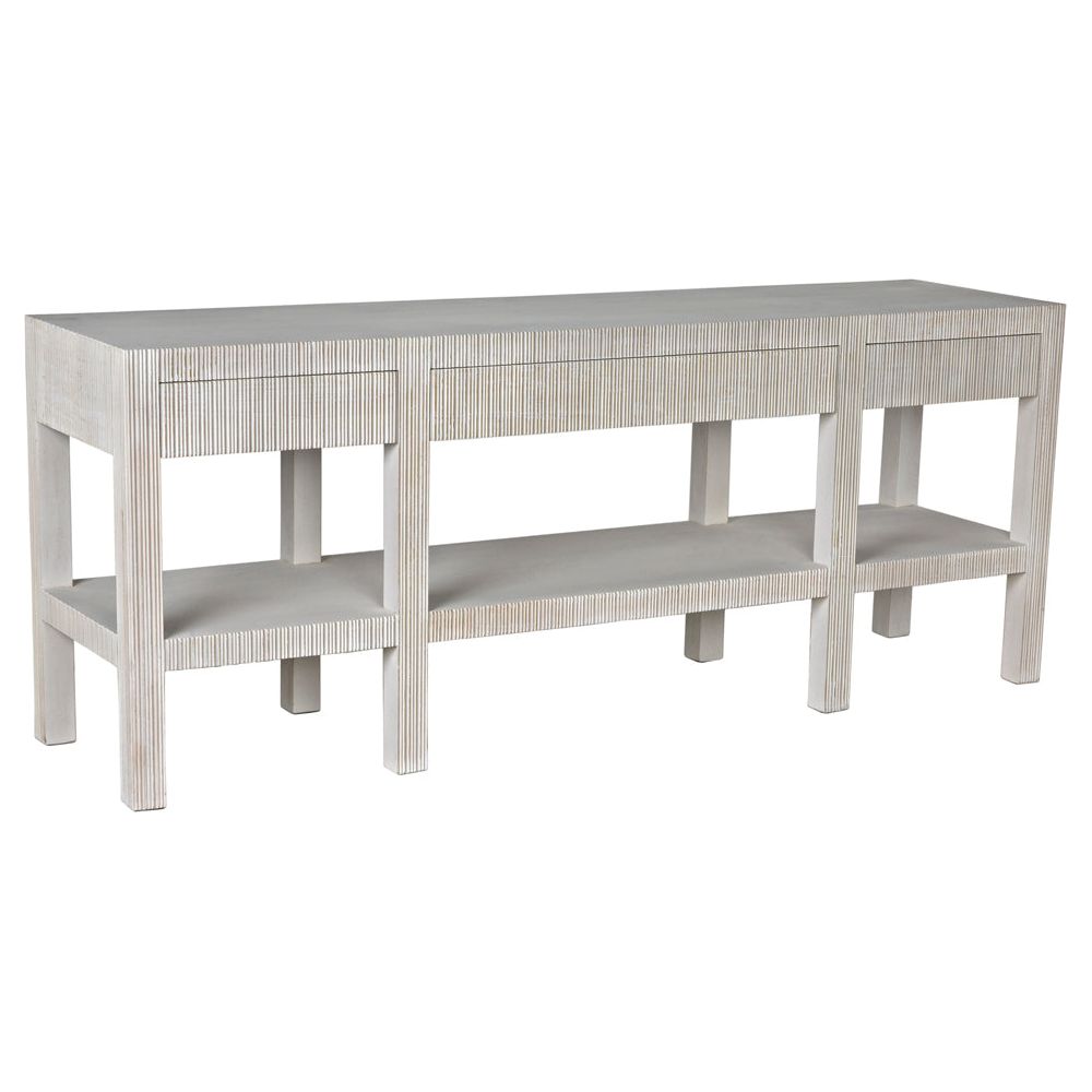 Conrad Console, White Wash by NOIR