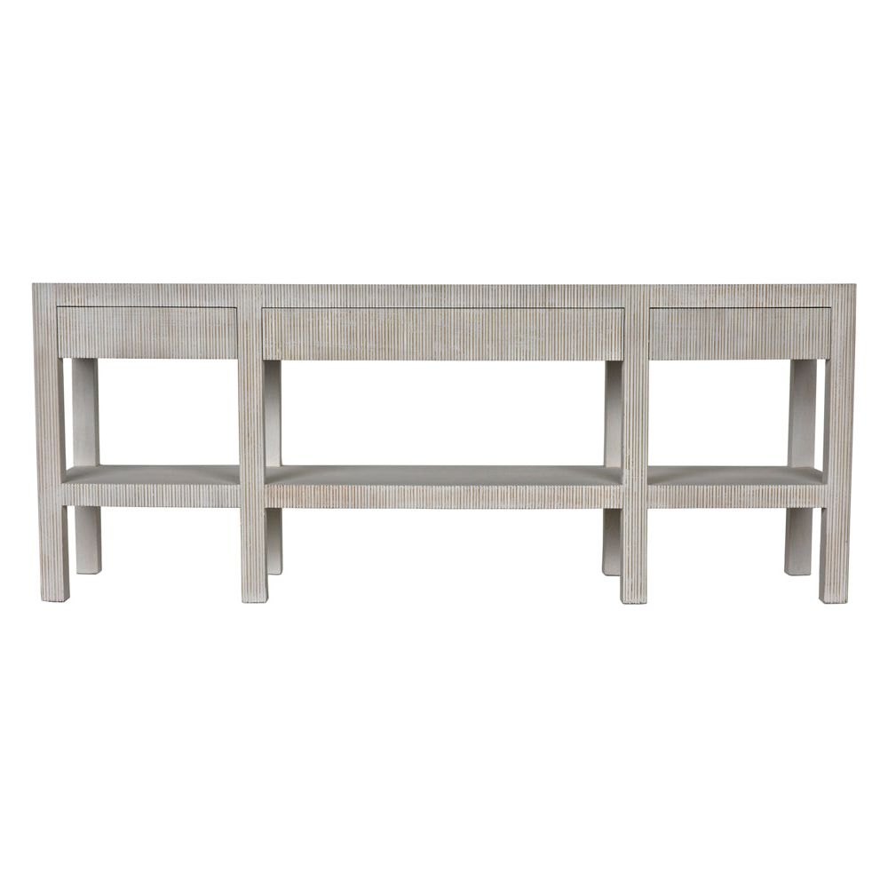 Conrad Console, White Wash by NOIR