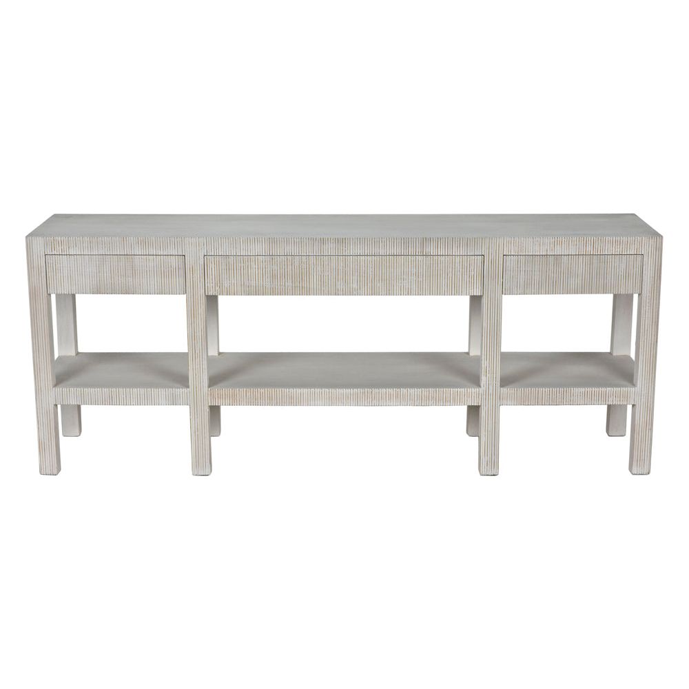 Conrad Console, White Wash by NOIR