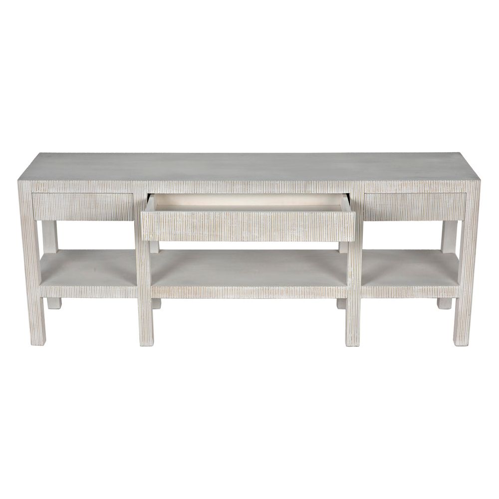 Conrad Console, White Wash by NOIR