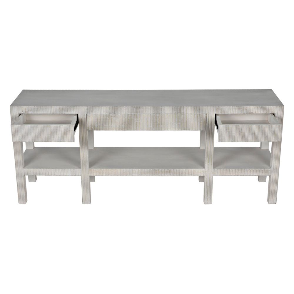 Conrad Console, White Wash by NOIR