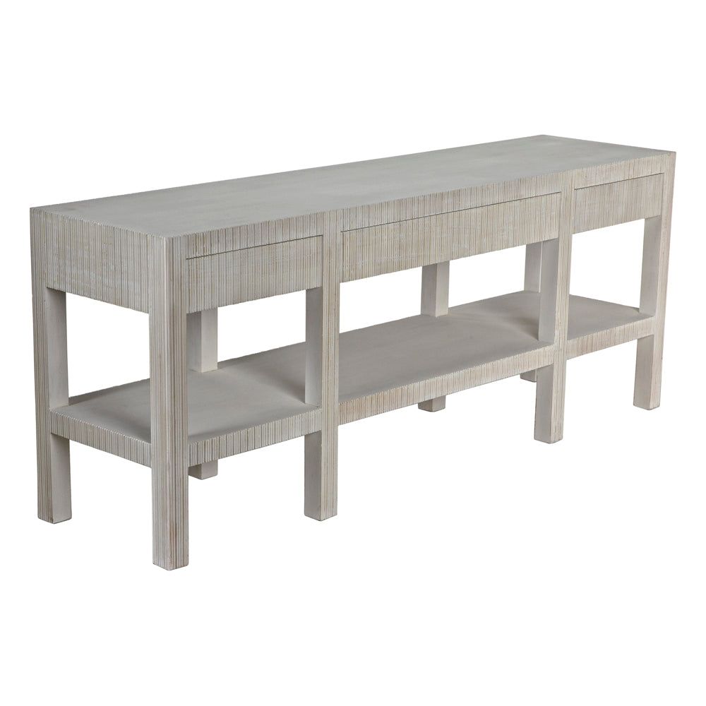 Conrad Console, White Wash by NOIR