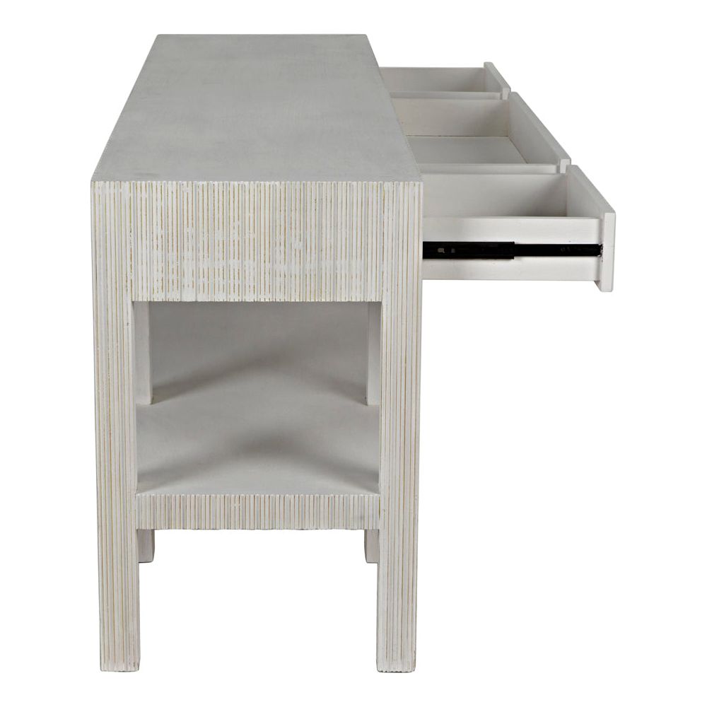 Conrad Console, White Wash by NOIR