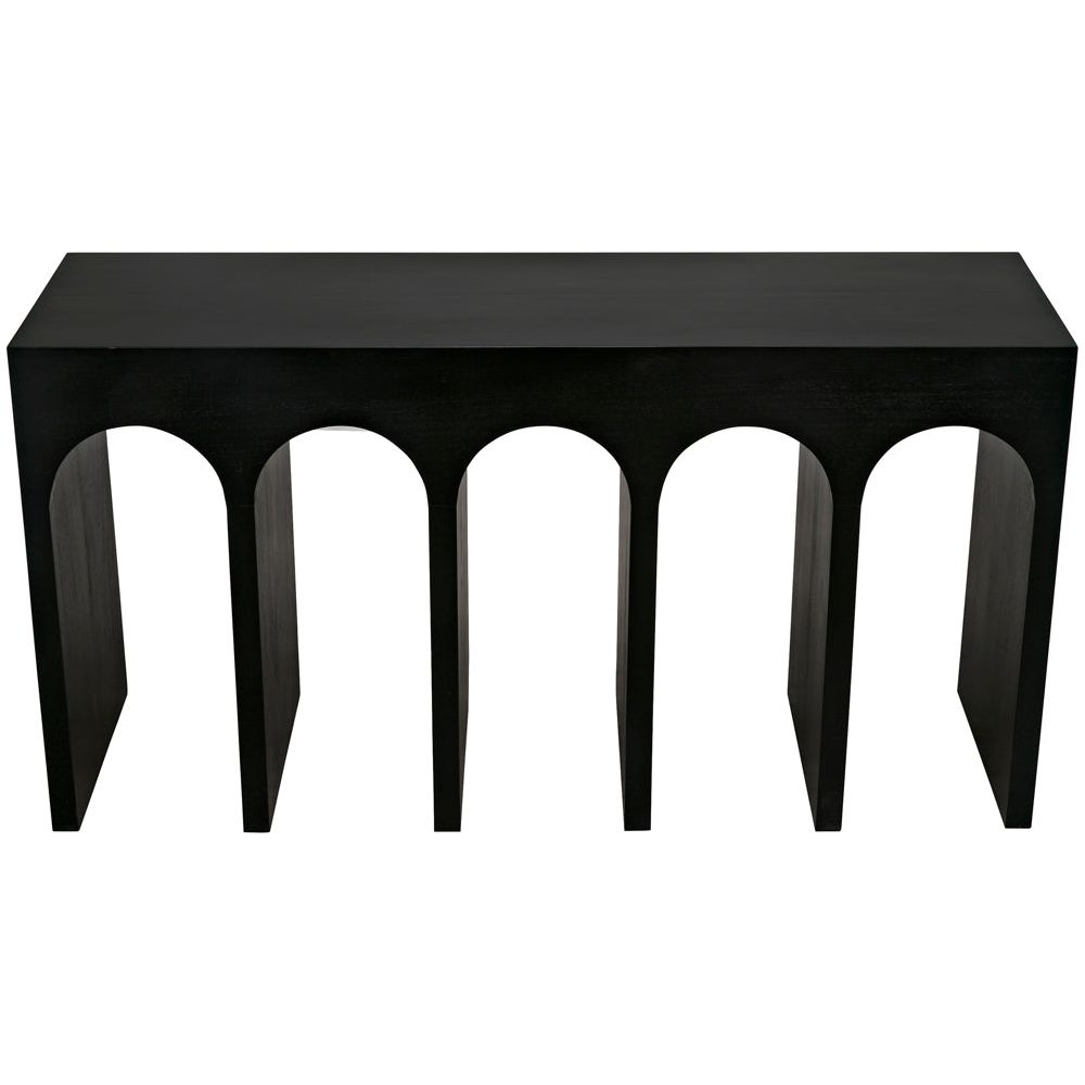 Bridge Console, Hand Rubbed Black by NOIR