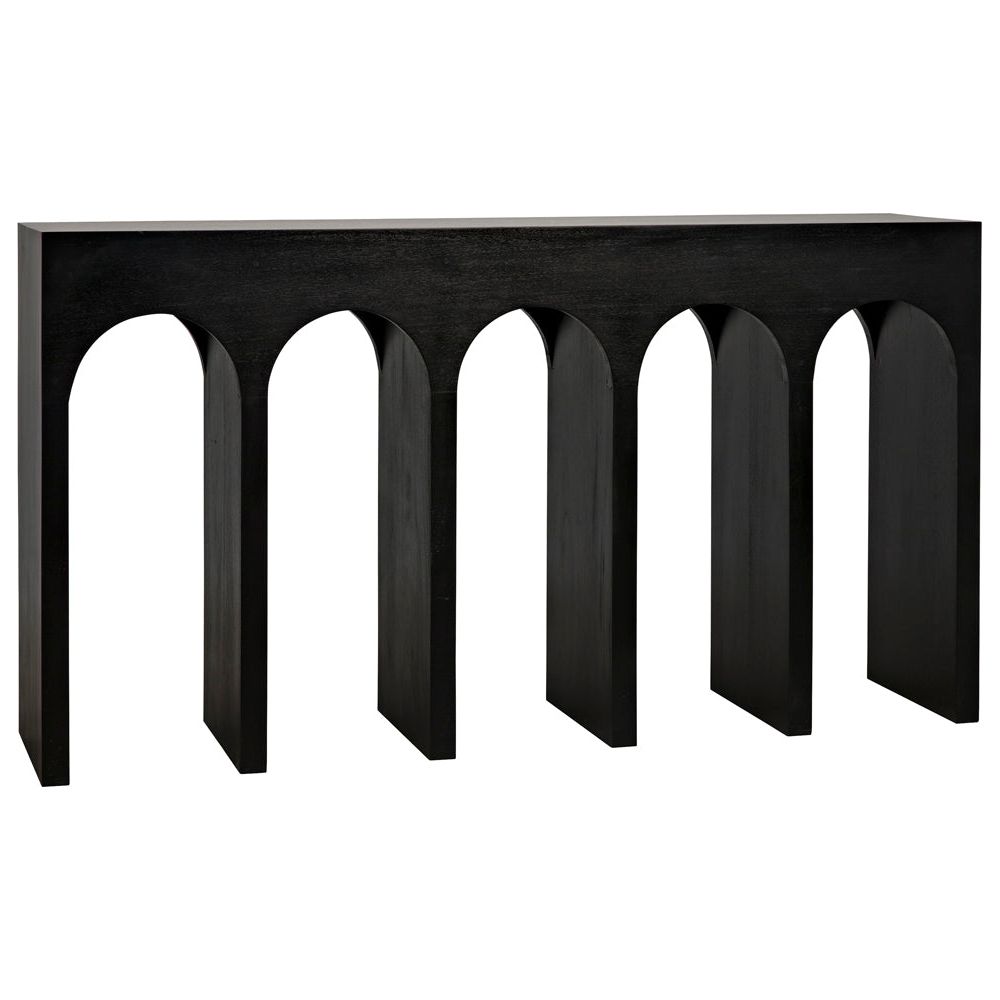 Bridge Console, Hand Rubbed Black by NOIR