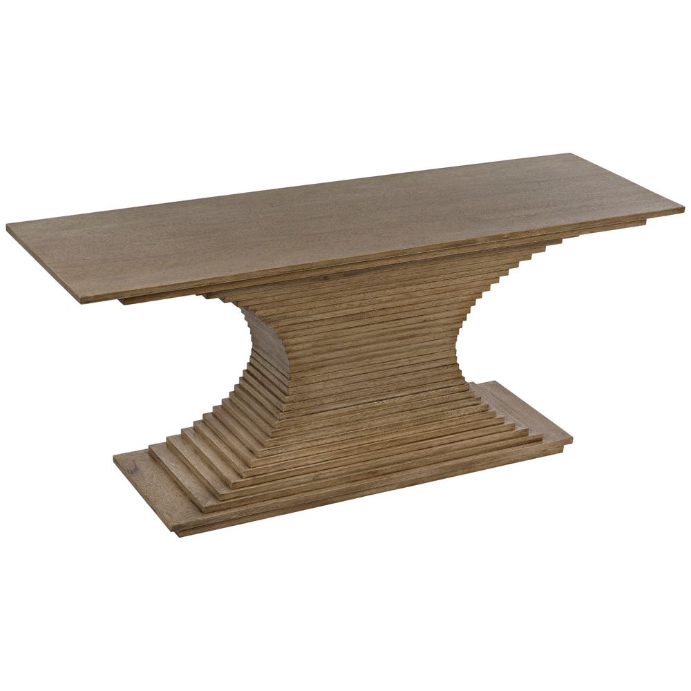 Cambio Console, Bleached Walnut by NOIR
