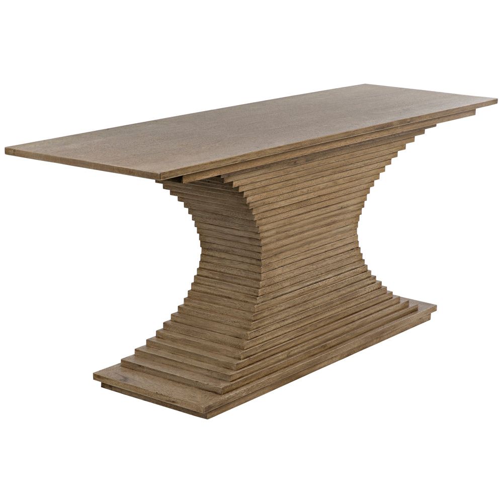 Cambio Console, Bleached Walnut by NOIR