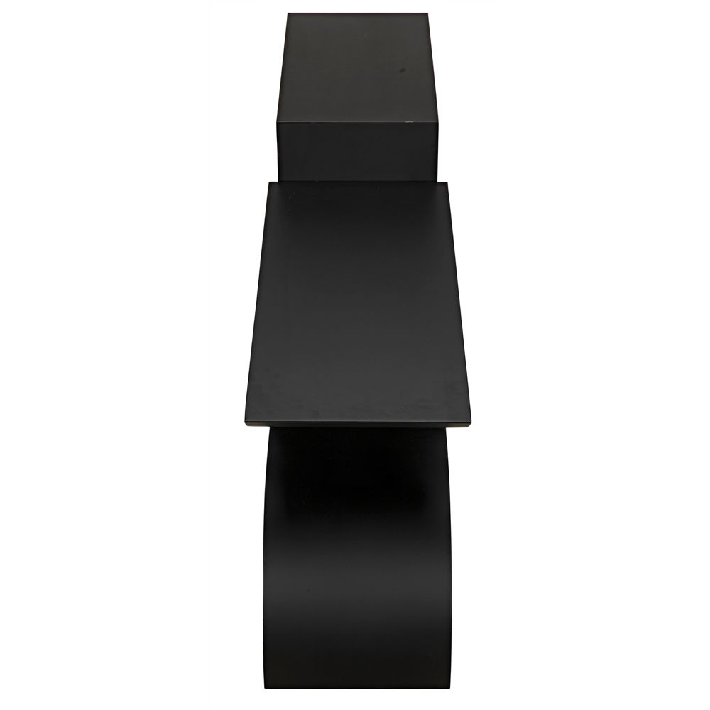 Shiba Console, Black Iron by NOIR