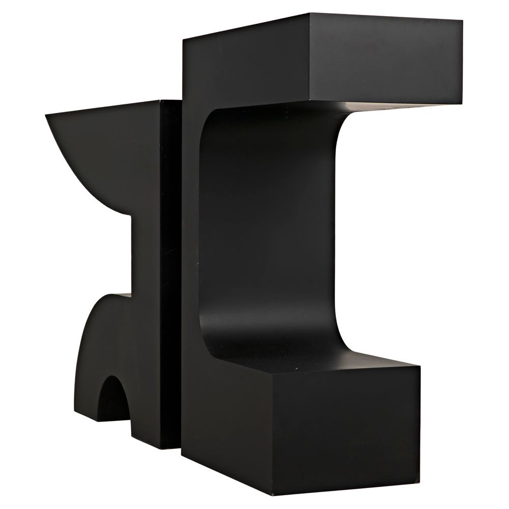 Shiba Console, Black Iron by NOIR