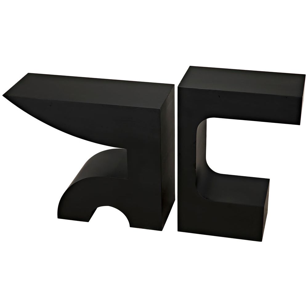 Shiba Console, Black Iron by NOIR