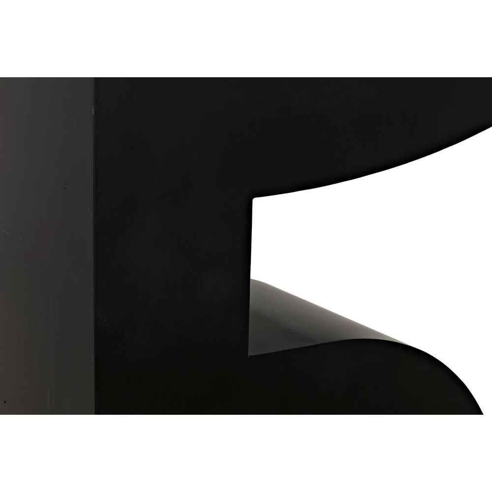 Shiba Console, Black Iron by NOIR