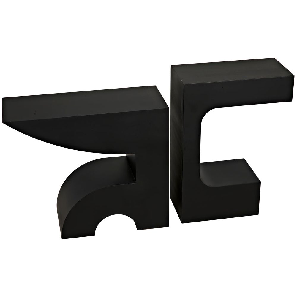 Shiba Console, Black Iron by NOIR